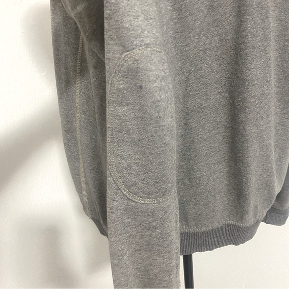 American Eagle Athletic Fit Cardigan Sweater XS Y2K Elbow Patches, Thick EUC - Picture 9 of 13